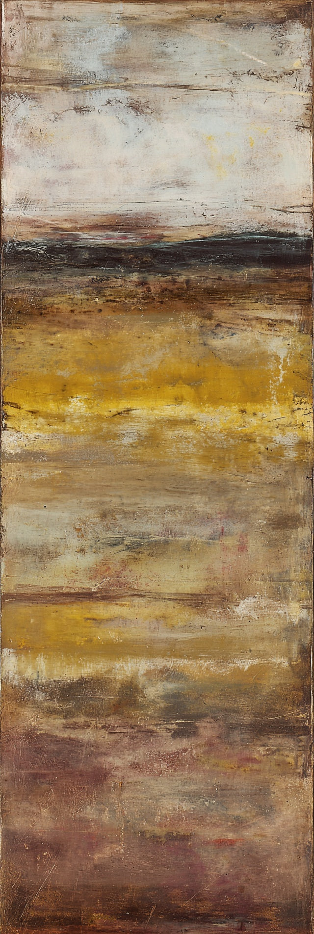 Impression sur toile de paysage abstrait