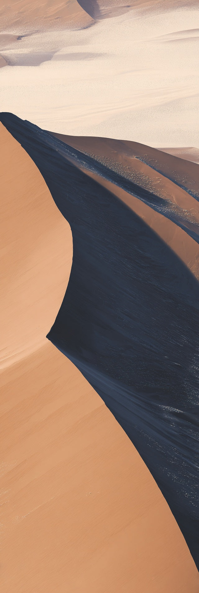 Impression sur toile abstraite des dunes du désert