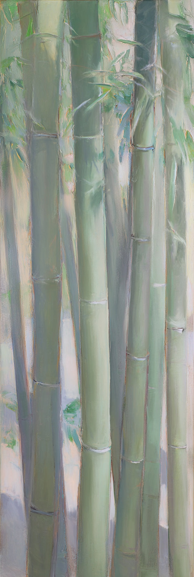 Bamboo Forest Vertical Canvas Print
