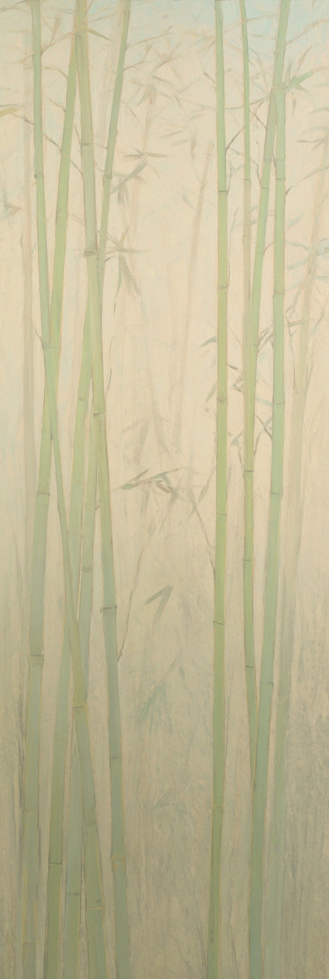 Serene Bamboo Mist Canvas Print
