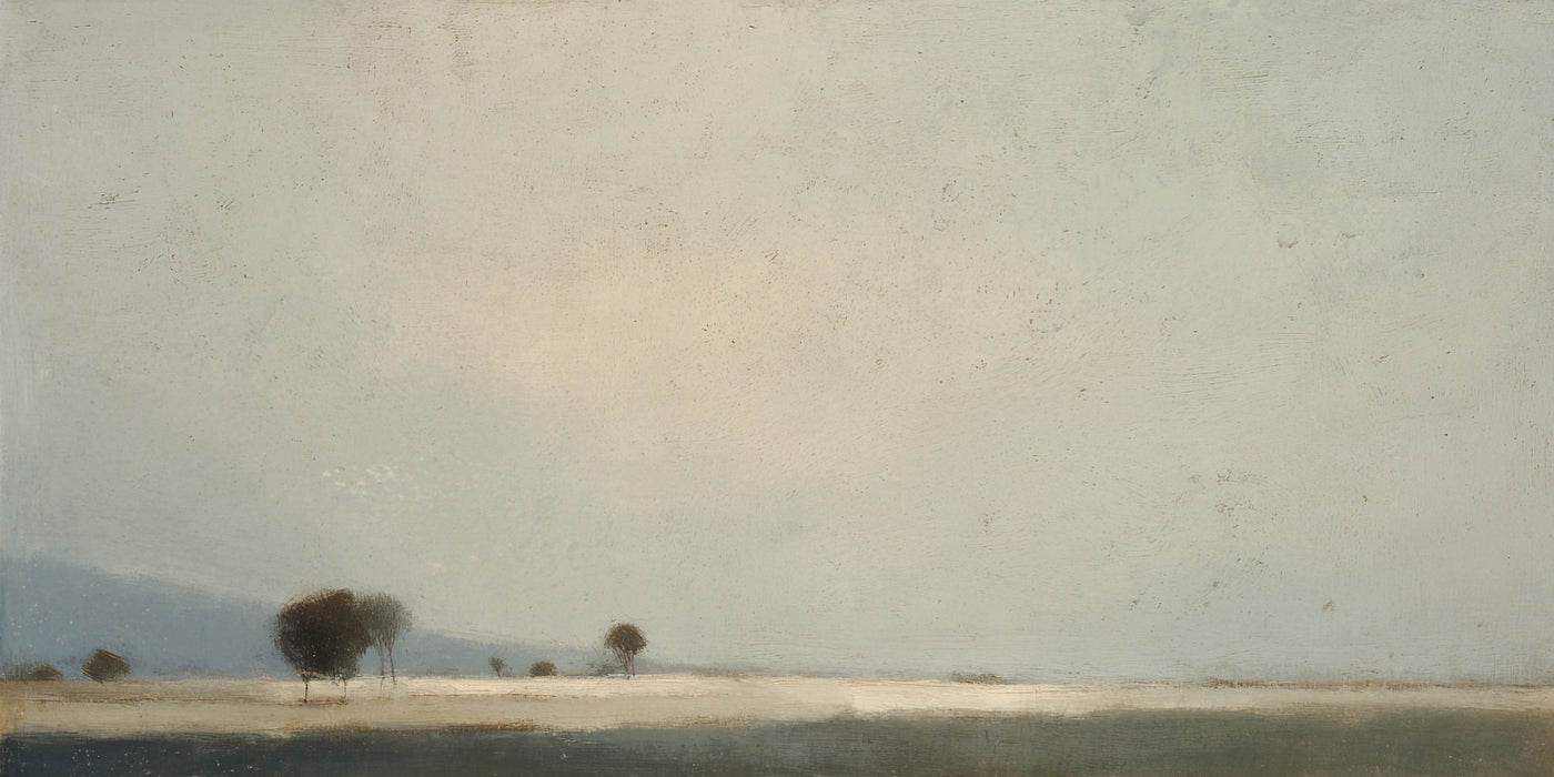 Minimalist Landscape Trees Canvas Print