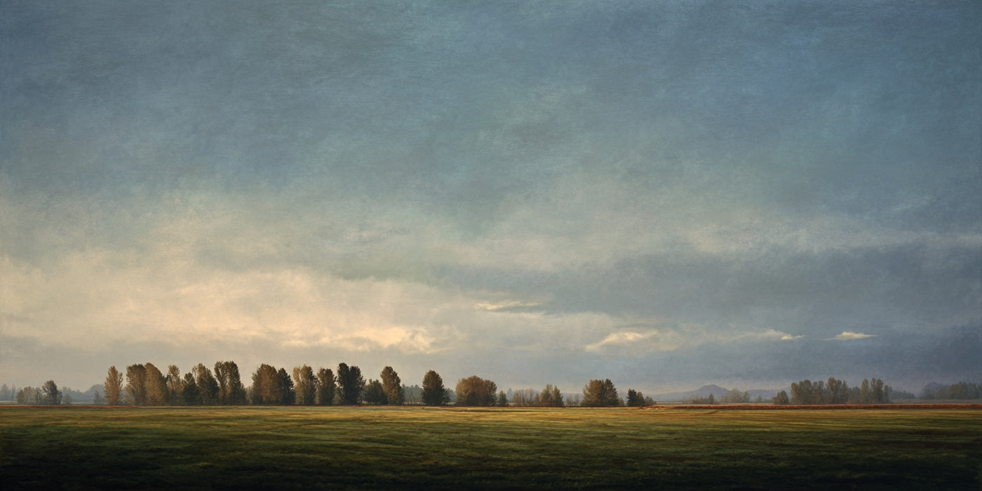 Serene Countryside Landscape Canvas Print
