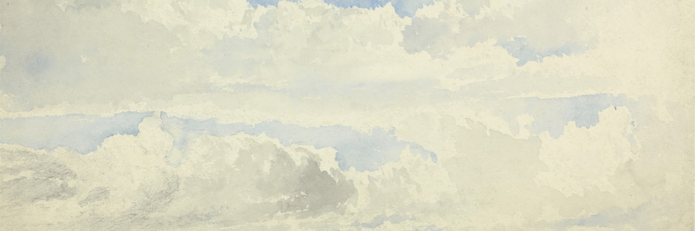 Étude de nuages ​​– Toile murale vintage