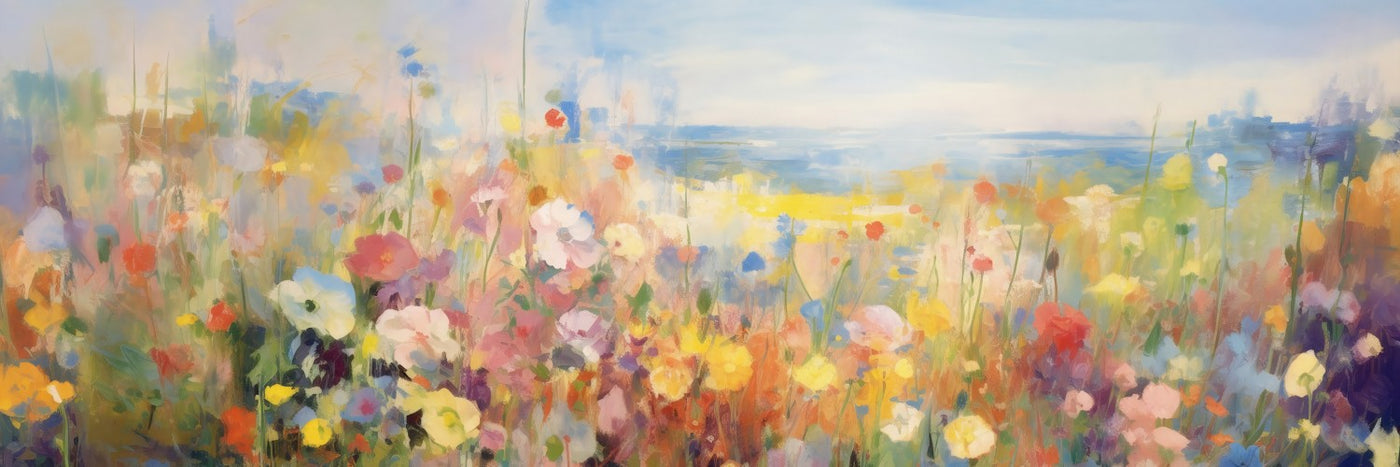 Leinwandbild „Küstenblüten“