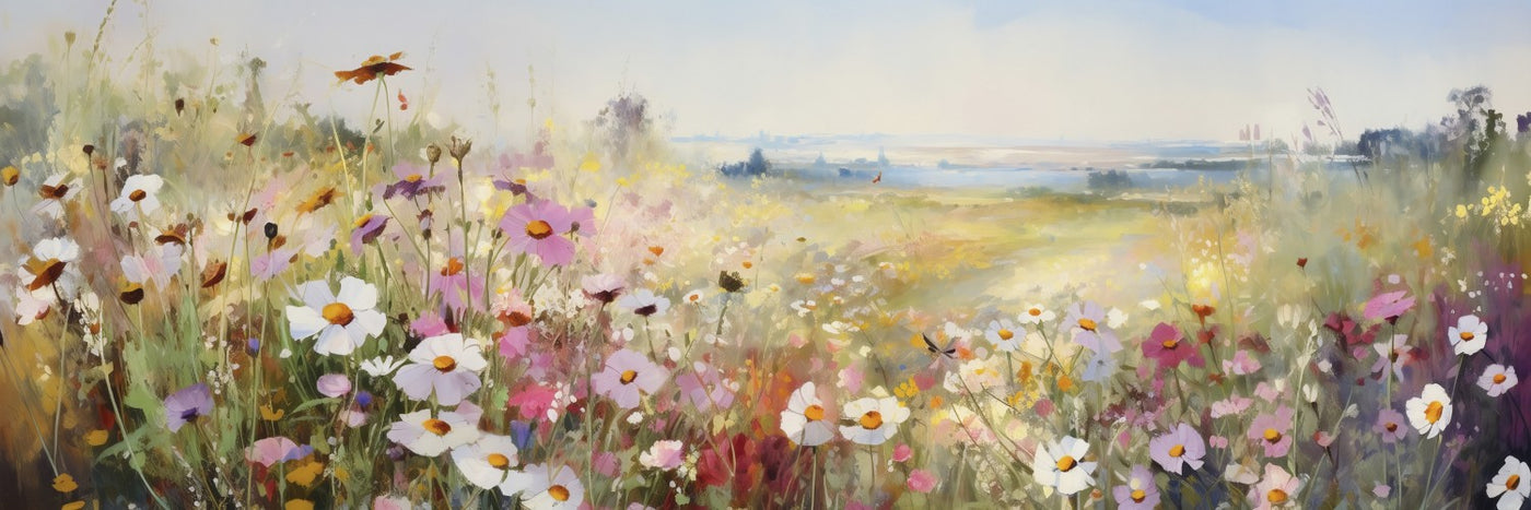 Sommerwiese Leinwandbild