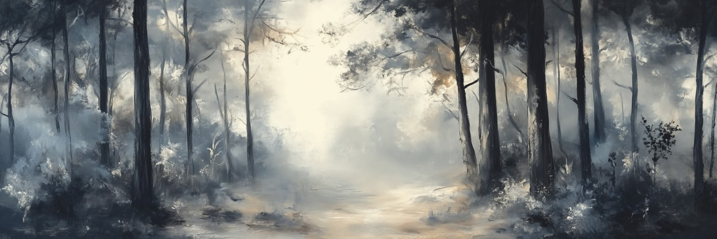 Mystic Forest Path Canvas Wall Art