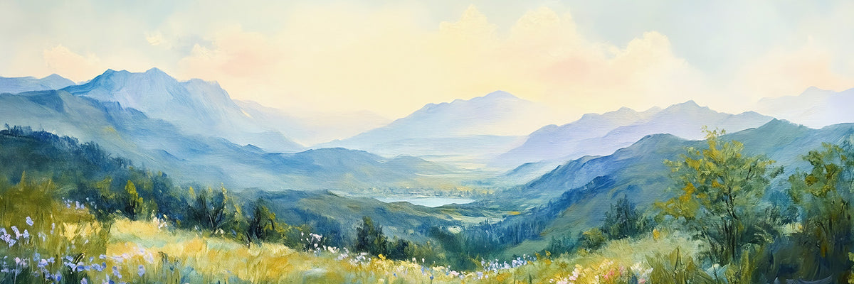 Landscape Wall Art Framed - Moody Canvas Art
