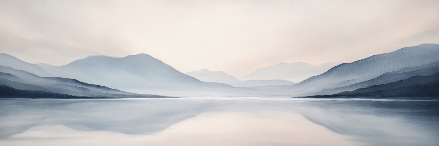 Wandbild „Bergspiegelung“