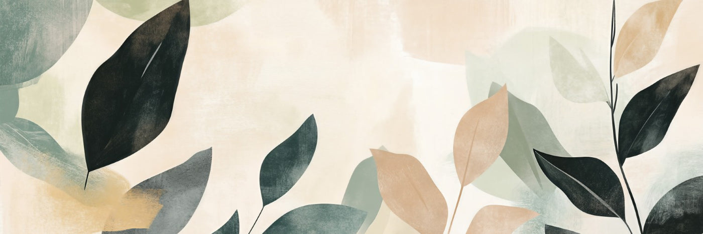 Minimalistische botanische Leinwandbilder