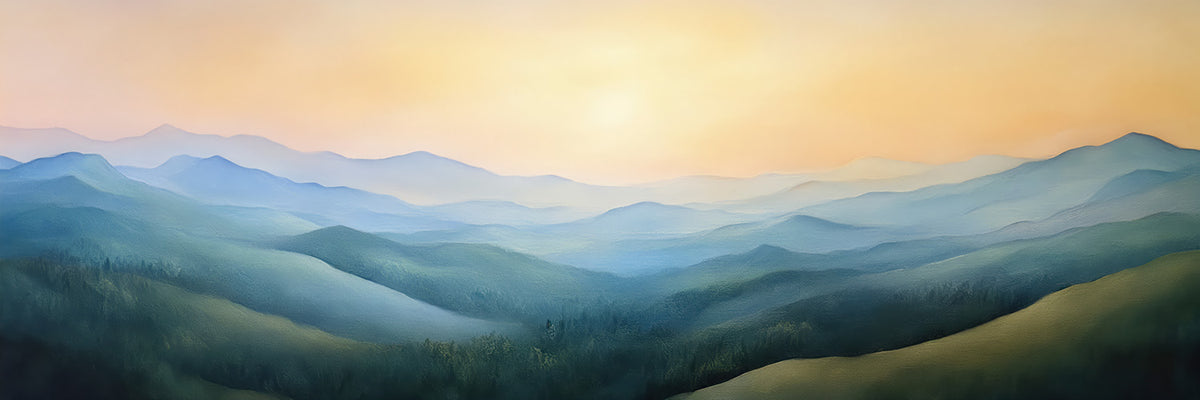 Landscape Mountain Canvas Wall Art
