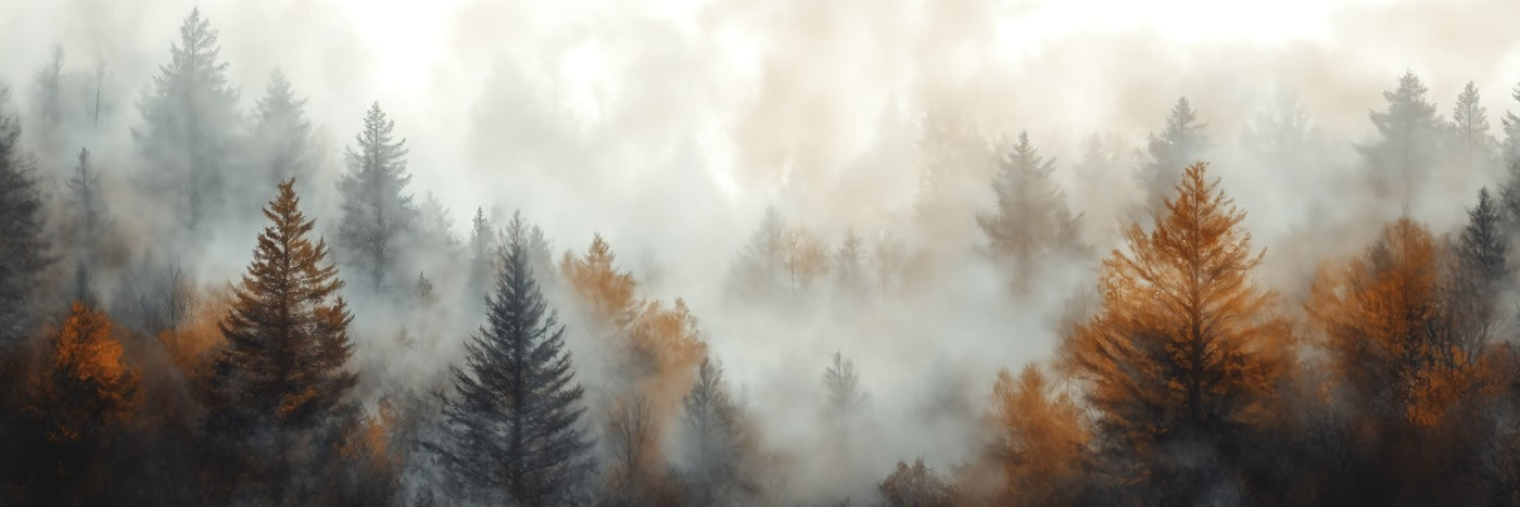 Toile murale « Brume d'automne »