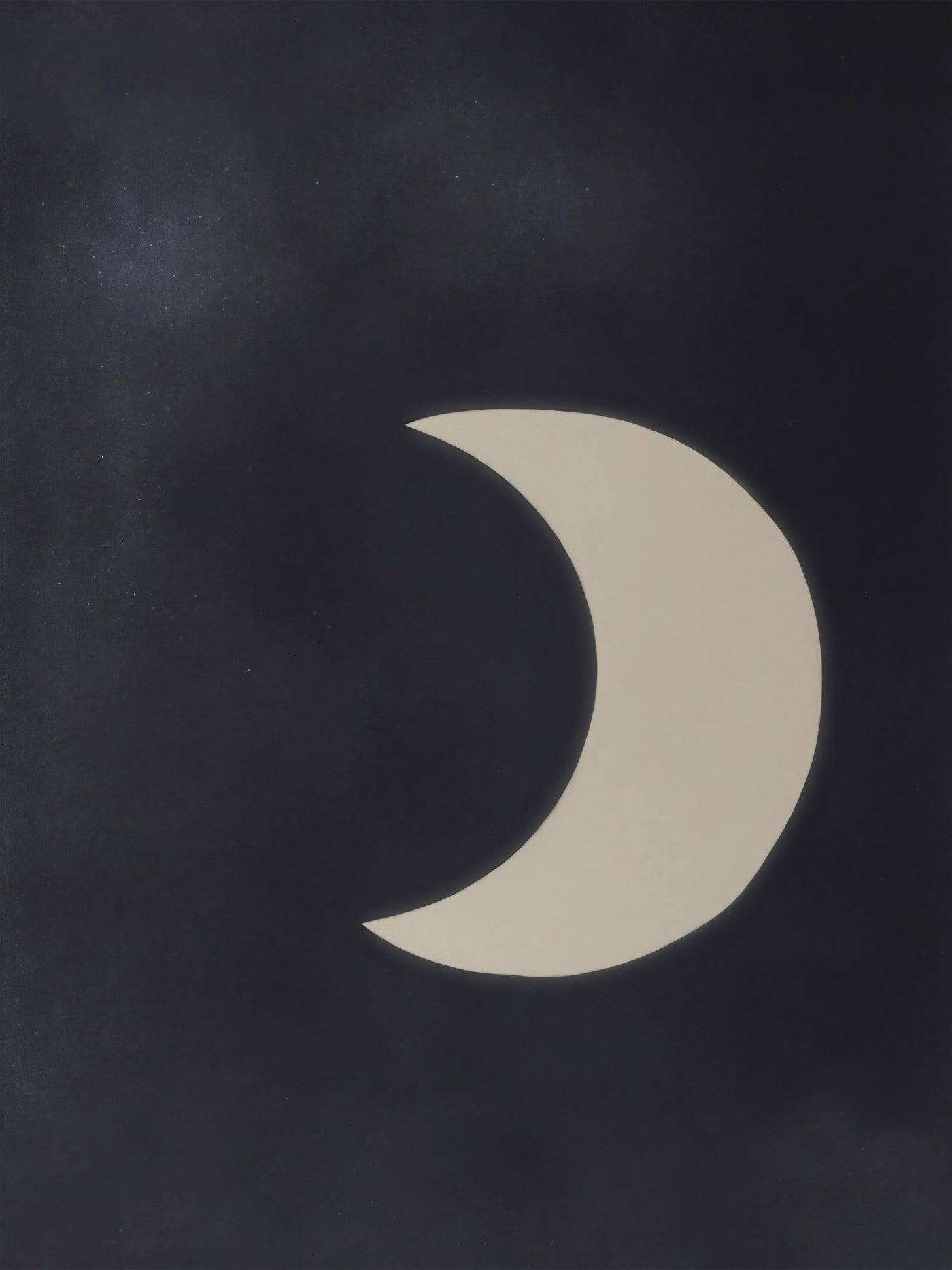 Crescent Moon Canvas Wall Art