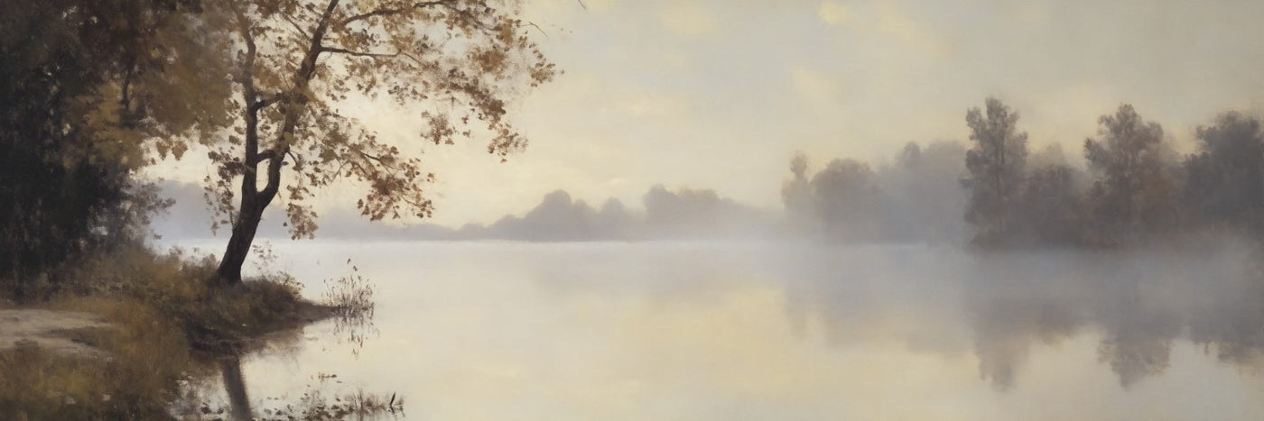 Leinwandbild „Morgenstille“