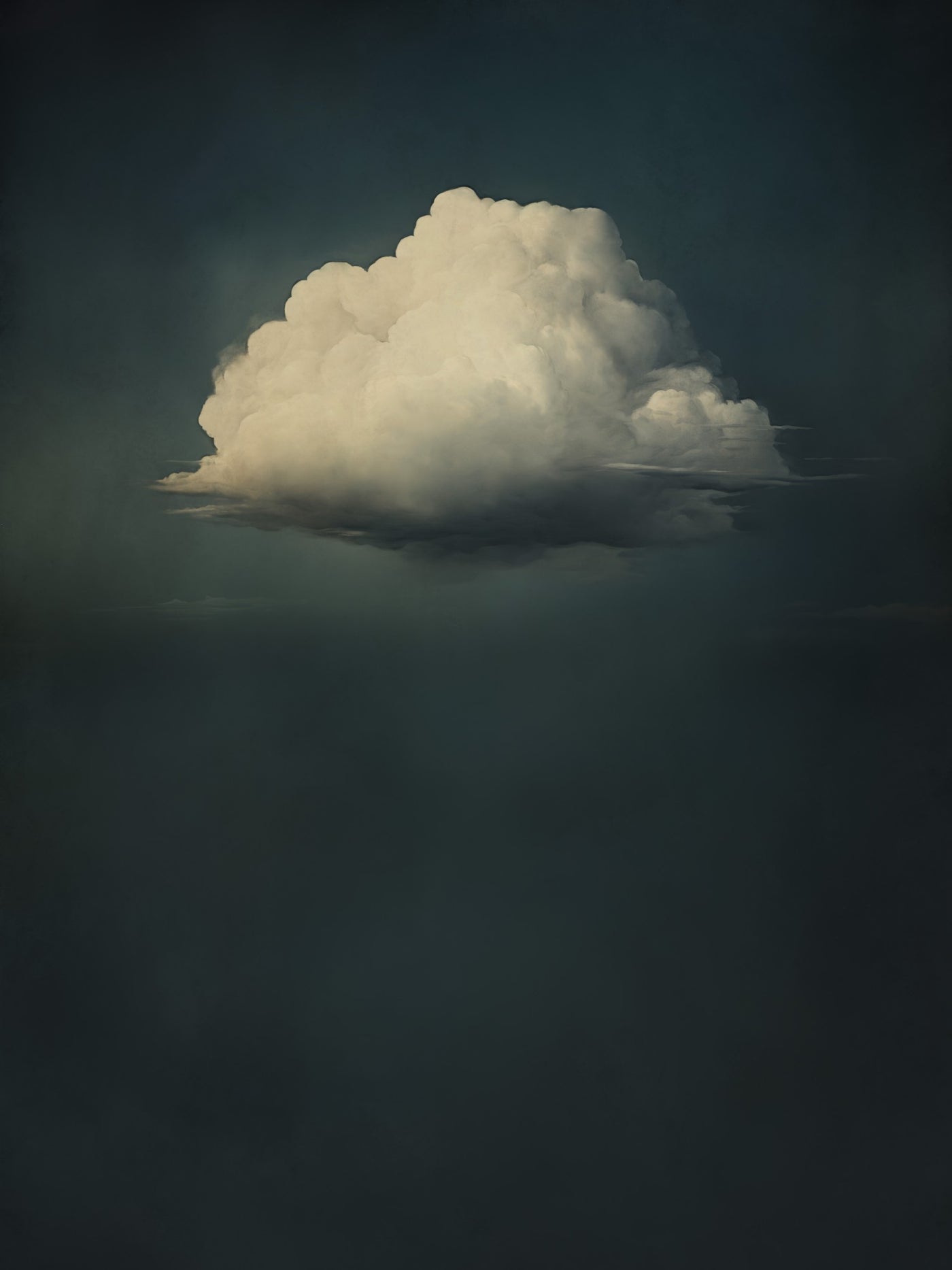Vintage Moody Cloud Canvas Wall Art