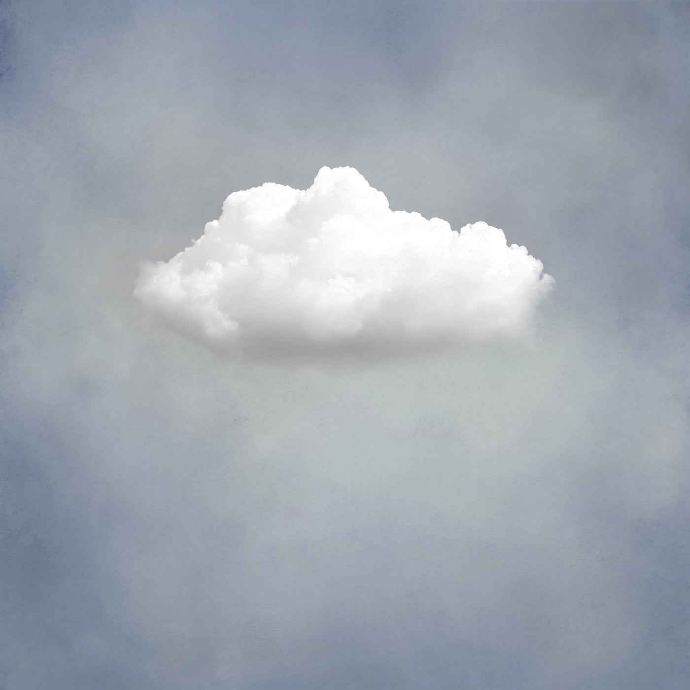 Soft Blue Cloud Canvas Wall Art