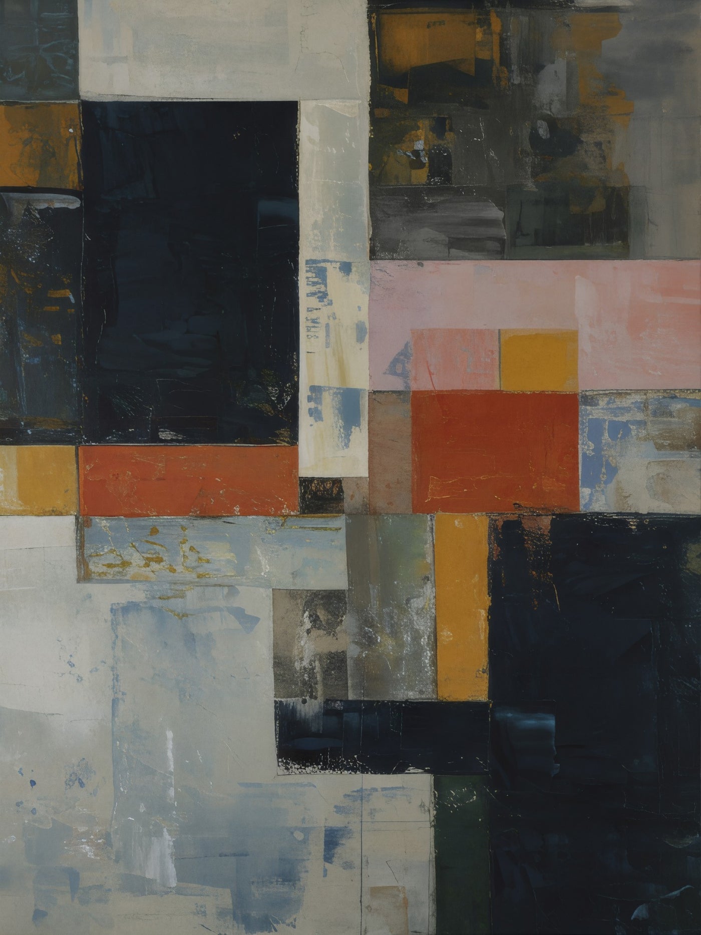 Abstract Geometric Canvas Art Print