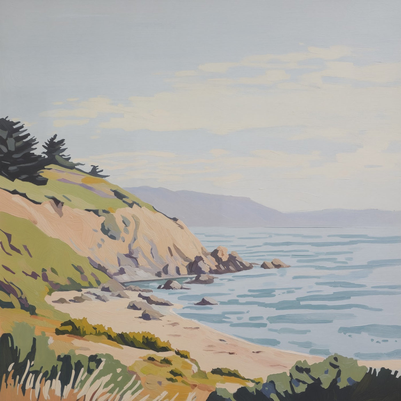 Pacific Coast Canvas Wall Art