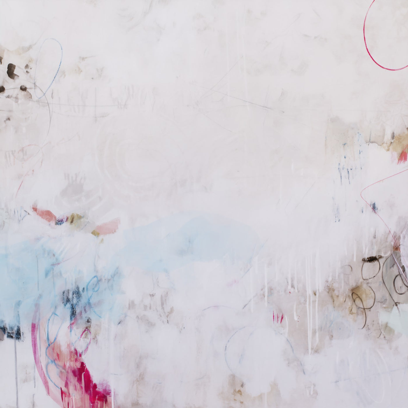 The Serene Hues Abstract Art Print