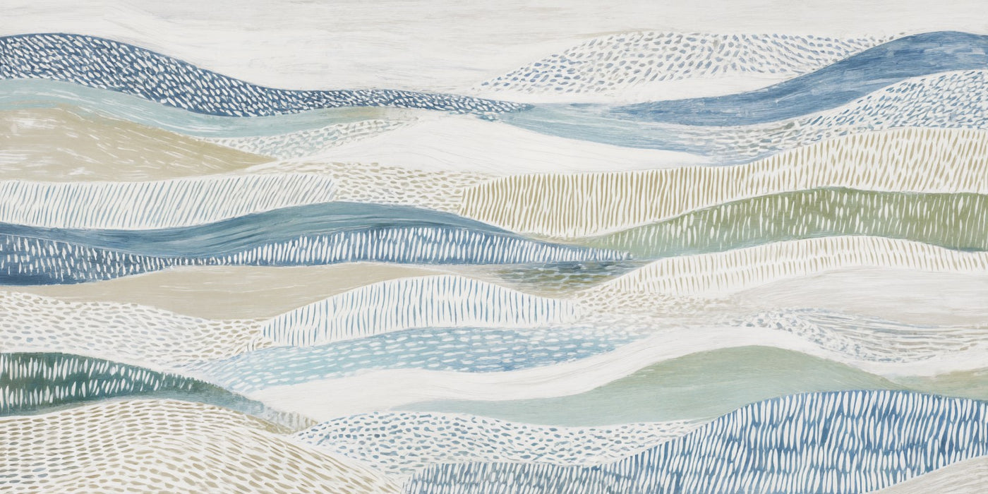 The Rhythmic Landscape Coastal Abstract Art Print