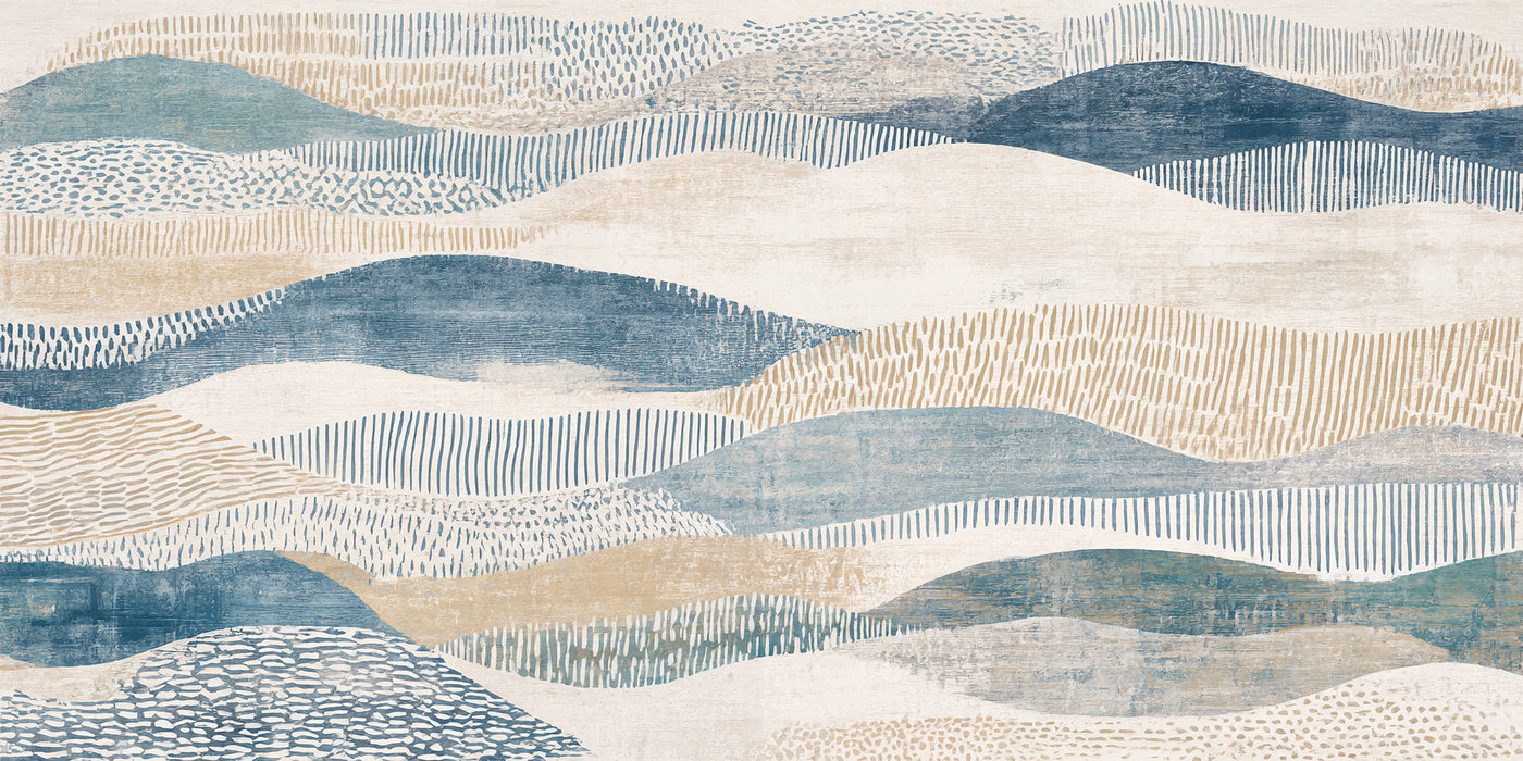 The Coastal Undulations Abstract Art Print