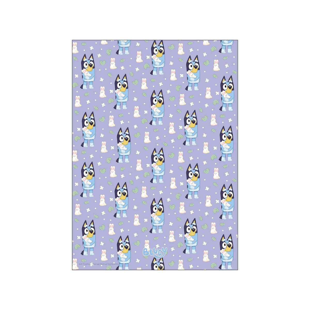 Bluey - Bunny Pattern Art Print | Whimsical Home Decor