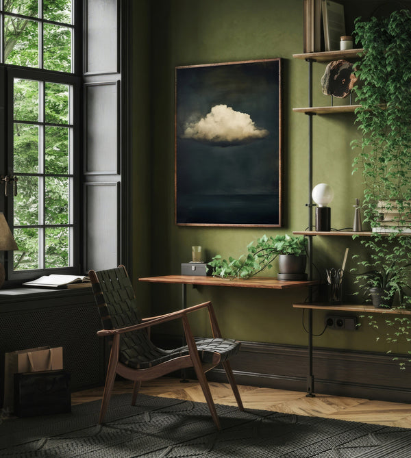 Vintage Cloud Art Painting Canvas Art