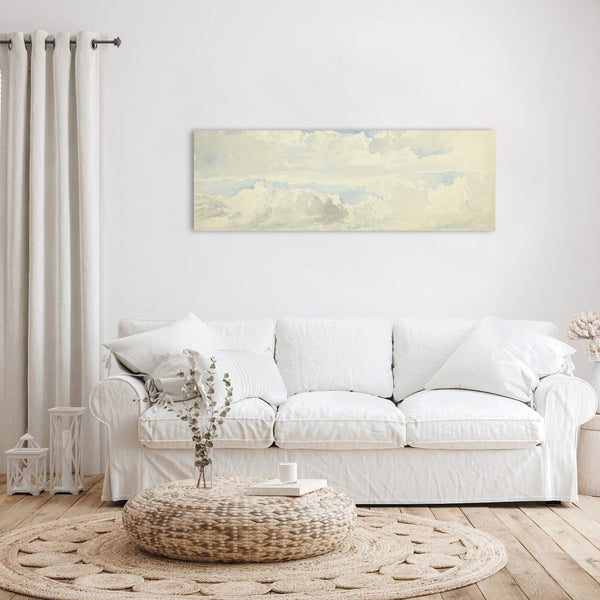 Minimalist Cloud Wide Art Print Canvas Art for Living room - View 7