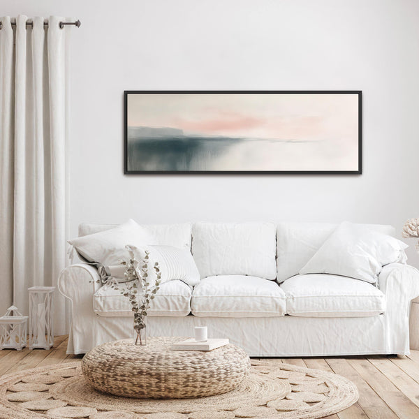 Abstract Haze Framed Wall Art Canvas Art - View 6