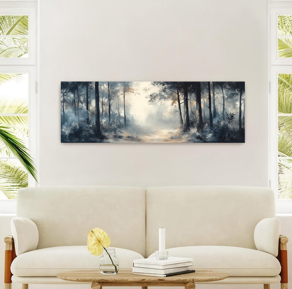 Abstract Forest Large Wall Art Canvas Art - View 4
