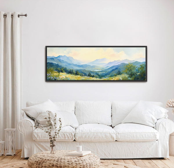 Landscape Wall Art Framed - Moody Canvas Art - View 7