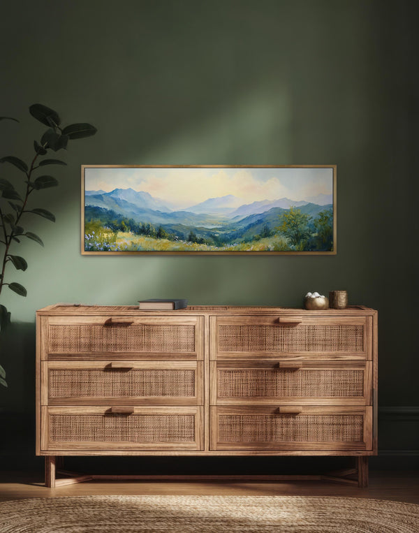 Landscape Wall Art Framed - Moody Canvas Art - View 8