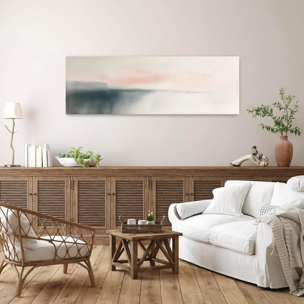 Abstract Haze Framed Wall Art Canvas Art - View 5