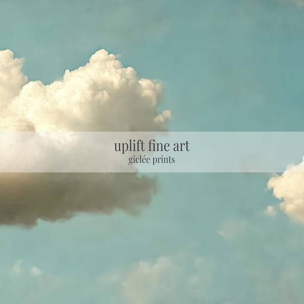 Vintage Clouds Wall Art Canvas Art - View 2