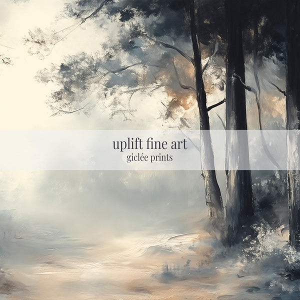 Abstract Forest Large Wall Art Canvas Art - View 2