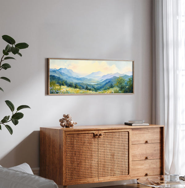 Landscape Wall Art Framed - Moody Canvas Art