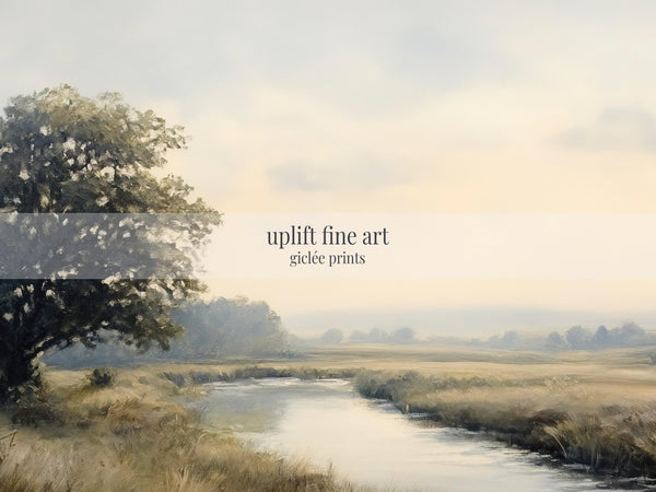 Landscape Wall Art Framed - Moody Canvas Art - View 2