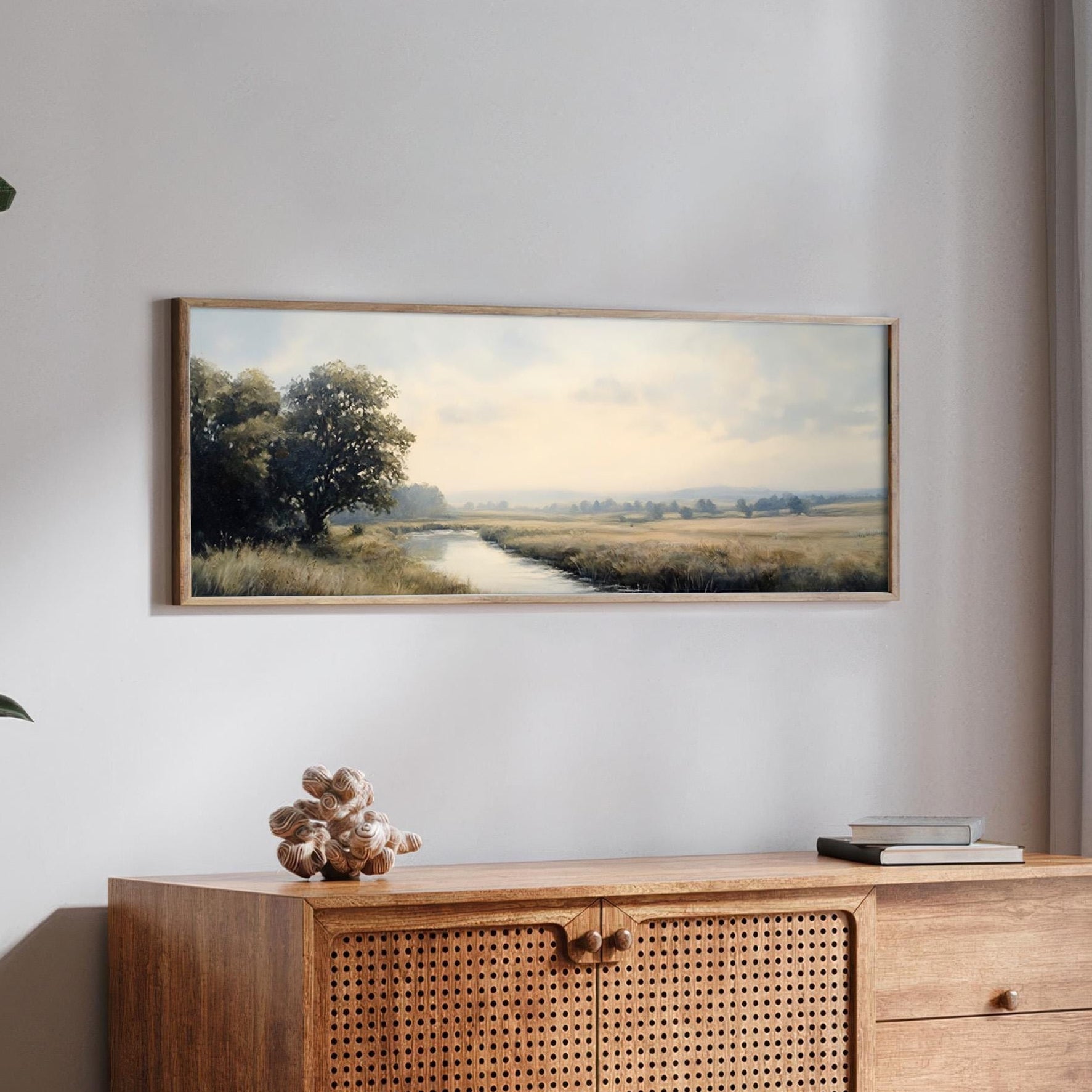 Landscape Wall Art Framed - Moody Canvas Art