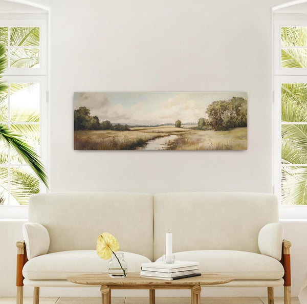 Landscape Scenery Framed Art - Moody Canvas Art - View 3