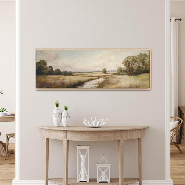 Landscape Scenery Framed Art - Moody Canvas Art - View 5