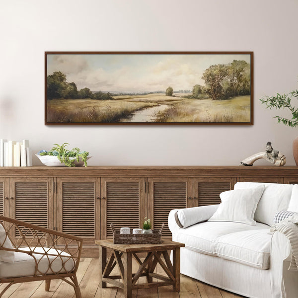 Landscape Scenery Framed Art - Moody Canvas Art - View 4