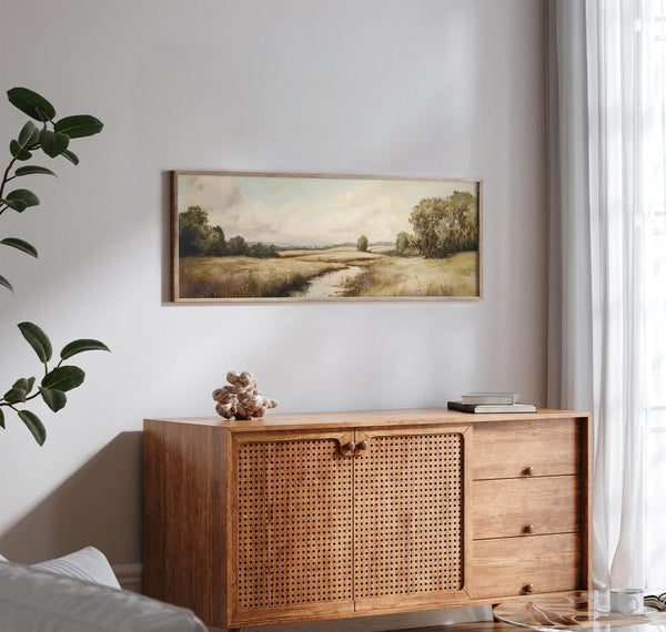 Landscape Scenery Framed Art - Moody Canvas Art