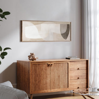 Neutral Abstract Canvas Wall Art