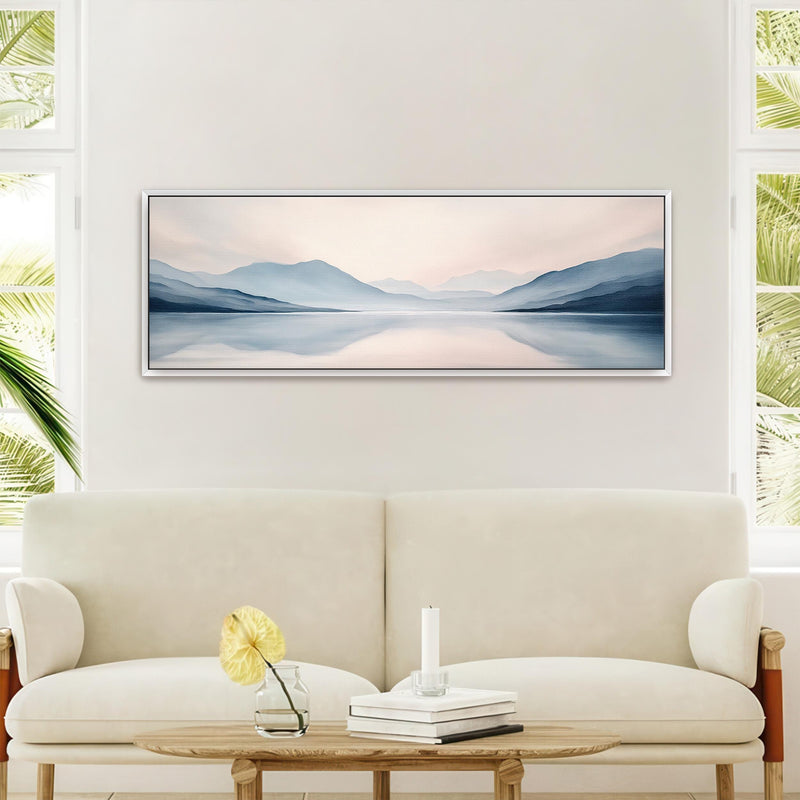 Ocean Wide Art Print - Minimalist Canvas Art - View 4