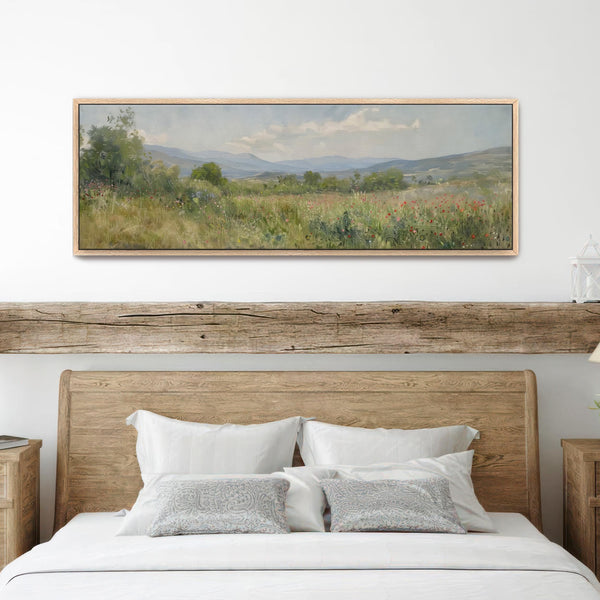 Landscape Meadow Art Print Canvas Art for Living room - View 7