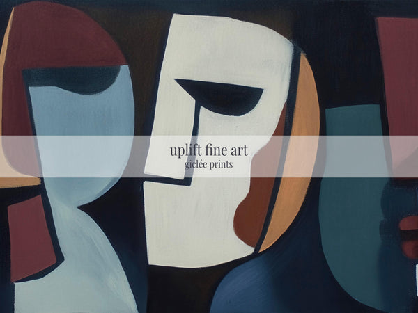 Abstract Wall Art Print Canvas Art - View 2