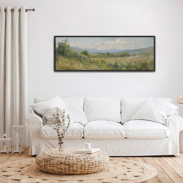 Landscape Meadow Art Print Canvas Art for Living room - View 4