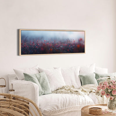 Wildflowers in Blue Mist - Canvas Art