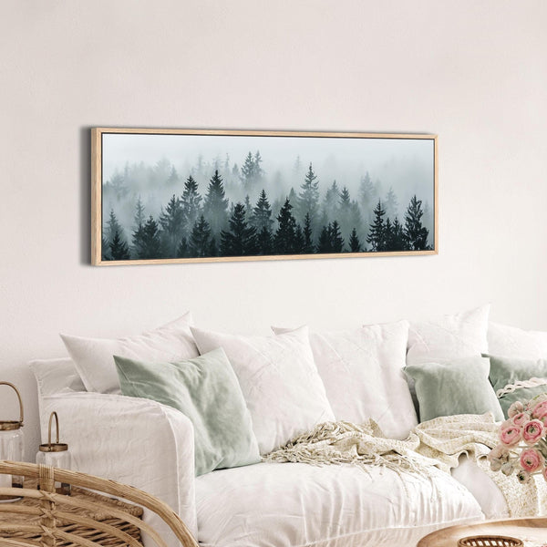 Evergreen Pine Tree Art Print Canvas Art for Living room