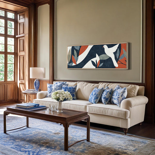 Minimalist Dove Canvas Art Print Canvas Art - View 6