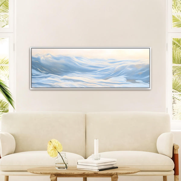 Ocean Wave Wall Art - Abstract Canvas Art - View 3